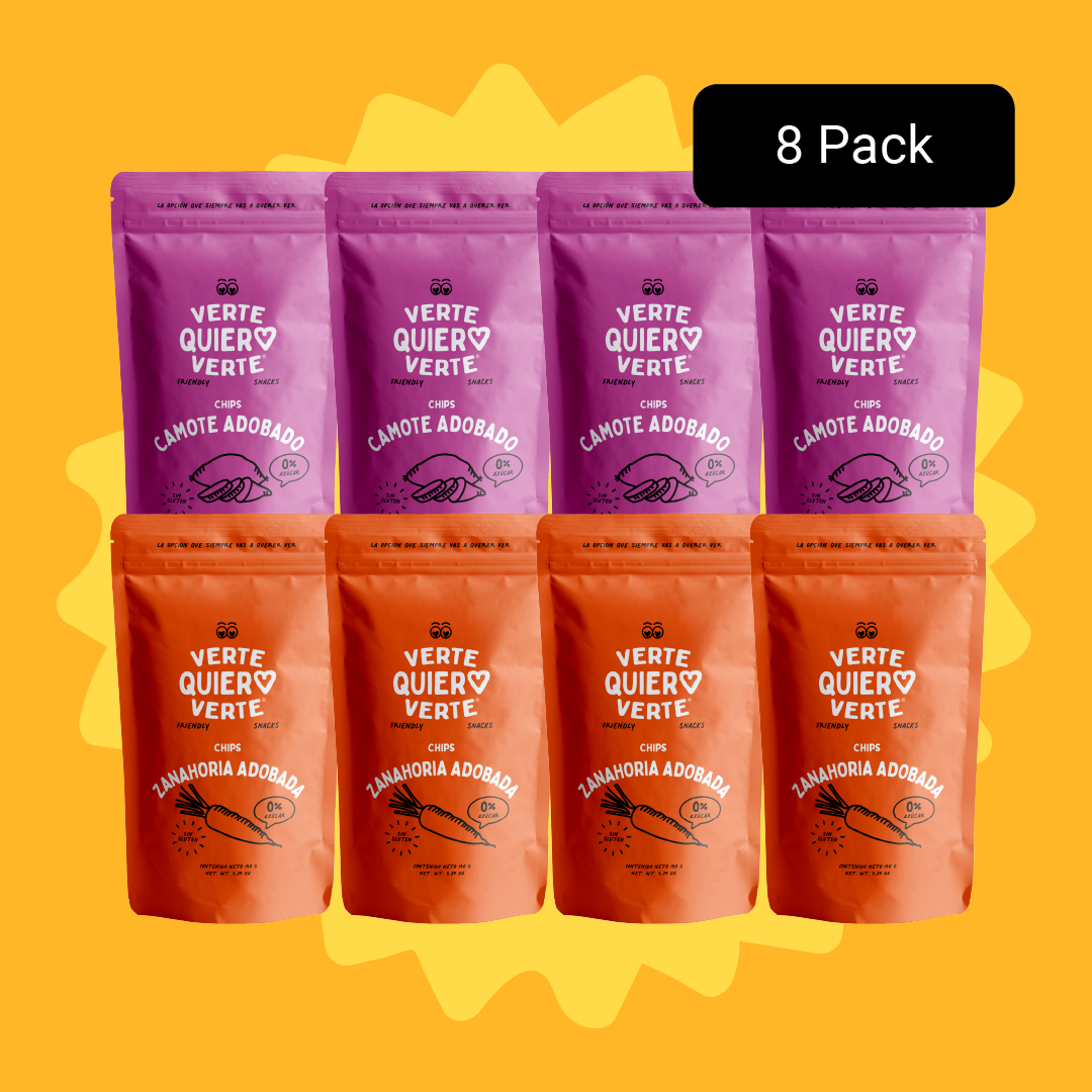 Pack Chips de Camote Adobado + Zanahoria Adobada