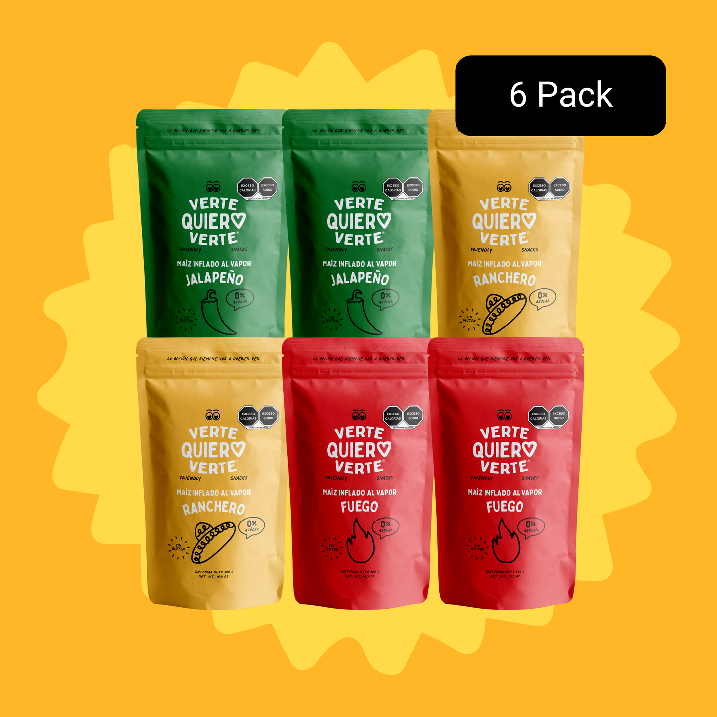Pack Snacks Maíz 300g
