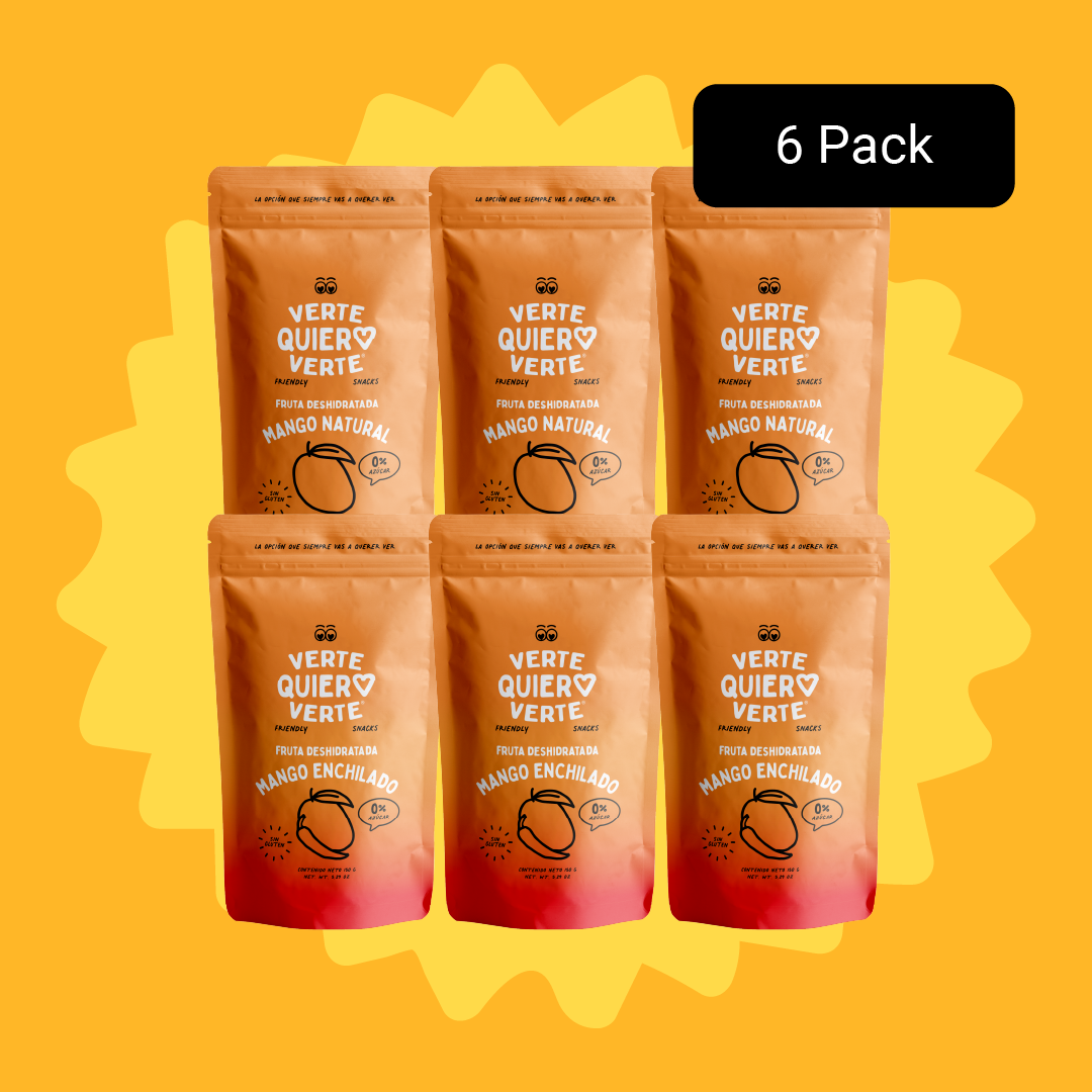 Pack Mango Deshidratado Enchilado + Natural