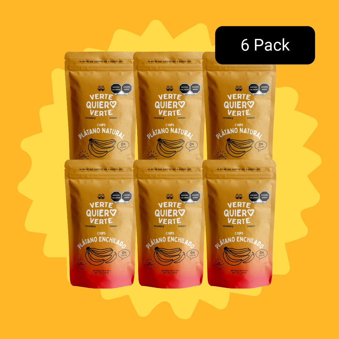 Pack Chips de Plátano Natural + Enchilado