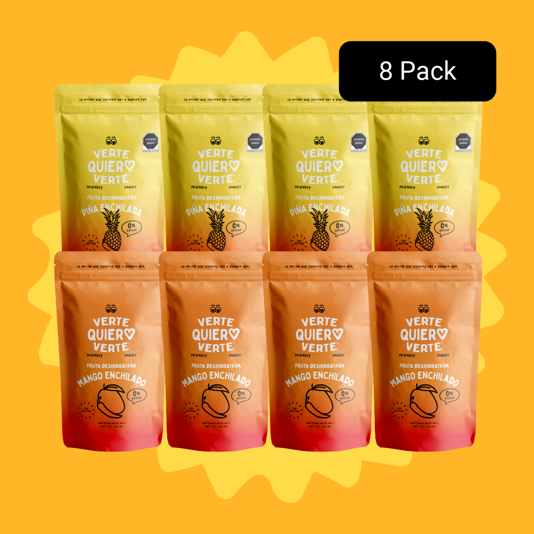 Pack Piña Deshidratada Enchilada+Mango Deshidratado Enchilado